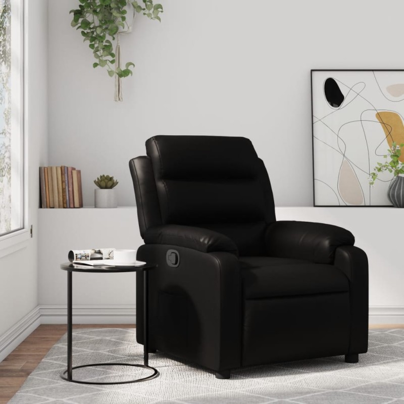vidaXL Relaxsessel Schwarz Kunstleder vidaXL Relaxsessel Schwarz Kunstleder
