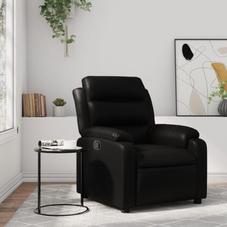 vidaXL Relaxsessel Schwarz Kunstleder