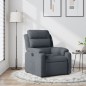 vidaXL Relaxsessel Dunkelgrau Samt vidaXL Relaxsessel Dunkelgrau Samt