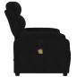 vidaXL Massagesessel Schwarz Samt vidaXL Massagesessel Schwarz Samt