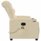 vidaXL Massagesessel Creme Stoff vidaXL Massagesessel Creme Stoff