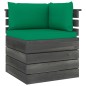 Garten-Palettensofa 4-Sitzer mit Kissen Kiefer Massivholz Garten-Palettensofa 4-Sitzer mit Kissen Kiefer Massivholz