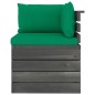 Garten-Palettensofa 4-Sitzer mit Kissen Kiefer Massivholz Garten-Palettensofa 4-Sitzer mit Kissen Kiefer Massivholz