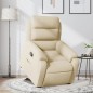 vidaXL Relaxsessel mit Aufstehhilfe Creme Stoff vidaXL Relaxsessel mit Aufstehhilfe Creme Stoff