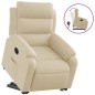 vidaXL Relaxsessel mit Aufstehhilfe Creme Stoff vidaXL Relaxsessel mit Aufstehhilfe Creme Stoff