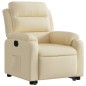 vidaXL Relaxsessel mit Aufstehhilfe Creme Stoff vidaXL Relaxsessel mit Aufstehhilfe Creme Stoff