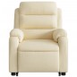 vidaXL Relaxsessel mit Aufstehhilfe Creme Stoff vidaXL Relaxsessel mit Aufstehhilfe Creme Stoff