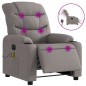 vidaXL Massagesessel Elektrisch Taupe Stoff vidaXL Massagesessel Elektrisch Taupe Stoff