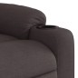vidaXL Massagesessel Elektrisch Dunkelbraun Stoff vidaXL Massagesessel Elektrisch Dunkelbraun Stoff