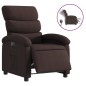 vidaXL Relaxsessel Elektrisch Dunkelbraun Stoff vidaXL Relaxsessel Elektrisch Dunkelbraun Stoff