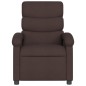 vidaXL Relaxsessel Elektrisch Dunkelbraun Stoff vidaXL Relaxsessel Elektrisch Dunkelbraun Stoff