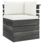vidaXL Garten-Palettensofa 2-Sitzer mit Kissen Kiefer Massivholz vidaXL Garten-Palettensofa 2-Sitzer mit Kissen Kiefer Massivholz