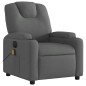 vidaXL Massagesessel Elektrisch Dunkelgrau Stoff vidaXL Massagesessel Elektrisch Dunkelgrau Stoff