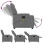 vidaXL Massagesessel Elektrisch Dunkelgrau Stoff vidaXL Massagesessel Elektrisch Dunkelgrau Stoff