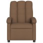 vidaXL Relaxsessel Elektrisch Braun Stoff vidaXL Relaxsessel Elektrisch Braun Stoff