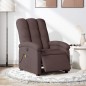 vidaXL Massagesessel Elektrisch Dunkelbraun Stoff vidaXL Massagesessel Elektrisch Dunkelbraun Stoff
