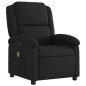 vidaXL Massagesessel Elektrisch Schwarz Stoff vidaXL Massagesessel Elektrisch Schwarz Stoff
