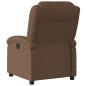 vidaXL Massagesessel Elektrisch Braun Stoff vidaXL Massagesessel Elektrisch Braun Stoff