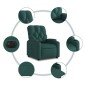 vidaXL Relaxsessel Elektrisch Dunkelgrün Stoff vidaXL Relaxsessel Elektrisch Dunkelgrün Stoff