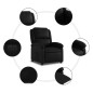 vidaXL Relaxsessel Elektrisch Schwarz Kunstleder vidaXL Relaxsessel Elektrisch Schwarz Kunstleder