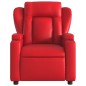 vidaXL Relaxsessel Elektrisch Rot Kunstleder vidaXL Relaxsessel Elektrisch Rot Kunstleder