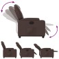 vidaXL Elektrischer Relaxsessel Braun Kunstleder vidaXL Elektrischer Relaxsessel Braun Kunstleder