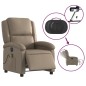 vidaXL Massagesessel Elektrisch Cappuccino-Braun Kunstleder vidaXL Massagesessel Elektrisch Cappuccino-Braun Kunstleder