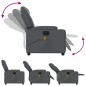 vidaXL Massagesessel Elektrisch Grau Kunstleder vidaXL Massagesessel Elektrisch Grau Kunstleder