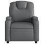 vidaXL Massagesessel Elektrisch Grau Kunstleder vidaXL Massagesessel Elektrisch Grau Kunstleder