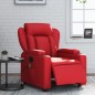 vidaXL Massagesessel Elektrisch Rot Kunstleder vidaXL Massagesessel Elektrisch Rot Kunstleder