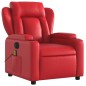 vidaXL Massagesessel Elektrisch Rot Kunstleder vidaXL Massagesessel Elektrisch Rot Kunstleder