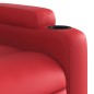 vidaXL Massagesessel Elektrisch Rot Kunstleder vidaXL Massagesessel Elektrisch Rot Kunstleder