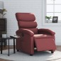 vidaXL Relaxsessel Elektrisch Weinrot Kunstleder vidaXL Relaxsessel Elektrisch Weinrot Kunstleder
