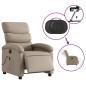 vidaXL Massagesessel Elektrisch Cappuccino-Braun Kunstleder vidaXL Massagesessel Elektrisch Cappuccino-Braun Kunstleder