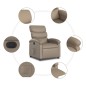 vidaXL Relaxsessel Elektrisch Cappuccino-Braun Kunstleder vidaXL Relaxsessel Elektrisch Cappuccino-Braun Kunstleder