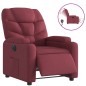 vidaXL Relaxsessel Elektrisch Weinrot Stoff vidaXL Relaxsessel Elektrisch Weinrot Stoff