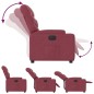 vidaXL Relaxsessel Elektrisch Weinrot Stoff vidaXL Relaxsessel Elektrisch Weinrot Stoff