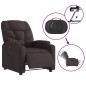 vidaXL Relaxsessel Elektrisch Dunkelbraun Stoff vidaXL Relaxsessel Elektrisch Dunkelbraun Stoff