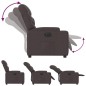 vidaXL Relaxsessel Elektrisch Dunkelbraun Stoff vidaXL Relaxsessel Elektrisch Dunkelbraun Stoff