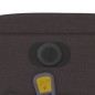 vidaXL Massagesessel Elektrisch Dunkelbraun Stoff vidaXL Massagesessel Elektrisch Dunkelbraun Stoff