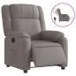vidaXL Relaxsessel Elektrisch Taupe Stoff vidaXL Relaxsessel Elektrisch Taupe Stoff
