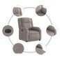 vidaXL Relaxsessel Elektrisch Taupe Stoff vidaXL Relaxsessel Elektrisch Taupe Stoff