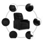 vidaXL Relaxsessel Elektrisch Schwarz Kunstleder vidaXL Relaxsessel Elektrisch Schwarz Kunstleder
