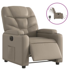 vidaXL Relaxsessel Elektrisch Cappuccino-Braun Kunstleder