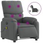 vidaXL Massagesessel Elektrisch Dunkelgrau Stoff vidaXL Massagesessel Elektrisch Dunkelgrau Stoff