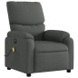 vidaXL Massagesessel Elektrisch Dunkelgrau Stoff vidaXL Massagesessel Elektrisch Dunkelgrau Stoff