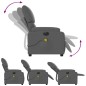 vidaXL Massagesessel Elektrisch Dunkelgrau Stoff vidaXL Massagesessel Elektrisch Dunkelgrau Stoff