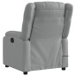 vidaXL Massagesessel Elektrisch Hellgrau Stoff vidaXL Massagesessel Elektrisch Hellgrau Stoff