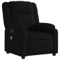 vidaXL Massagesessel Elektrisch Schwarz Stoff vidaXL Massagesessel Elektrisch Schwarz Stoff