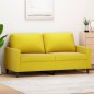 vidaXL 2-Sitzer-Sofa Gelb 140 cm Samt vidaXL 2-Sitzer-Sofa Gelb 140 cm Samt